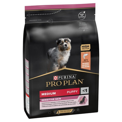 Pro Plan Puppy Sensitive Skin Medium OPTIDERMA Salmon 3kg Pro Plan