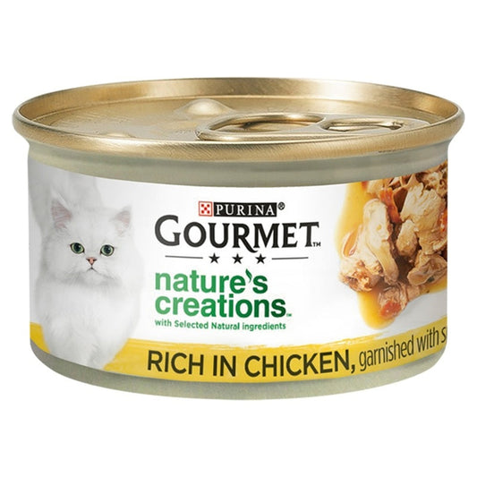 Gourmet Natures Creations Rich in Chicken Tins 85g x 12 Gourmet
