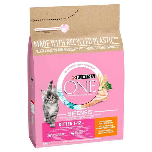 Purina One Kitten 1-12 Months Chicken 2.8kg Purina One