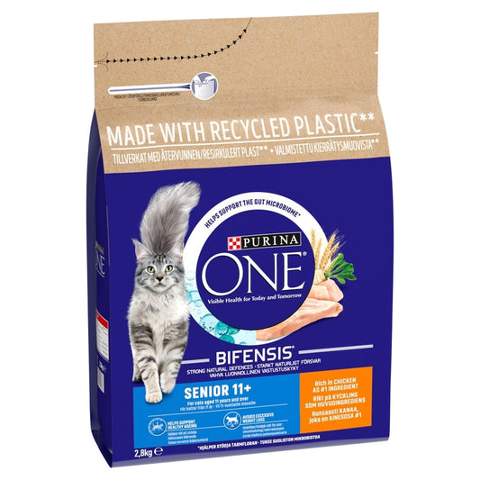 Purina One Senior 11+ Cat Chicken 2.8kg Purina One