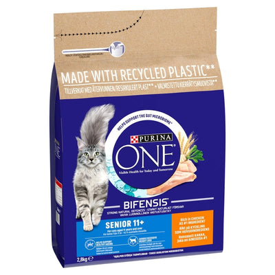 Purina One Senior 11+ Cat Chicken 2.8kg Purina One