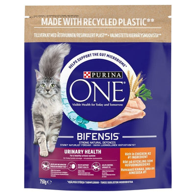 Purina One Adult Urinary Care Cat Chicken & Wheat 750g x 4 Purina One