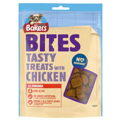 Bakers Bites Tasty Treats with Chicken 130g x 6 Bakers