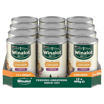 Winalot Classic with Chicken in Jelly Tray 400g x 12 Winalot
