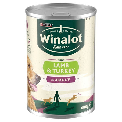 Winalot Classic with Lamb & Turkey in Jelly Tray 400g x 12 Winalot