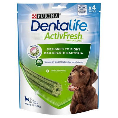 DentaLife ActivFresh Large 142g (4 Sticks) x 6 DentaLife