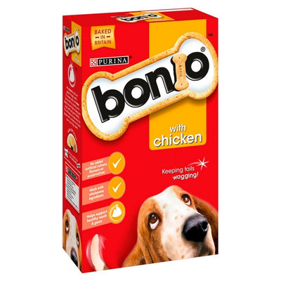 Bonio Chicken Dog Biscuits 650g x 5 Bonio