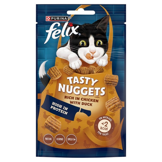 Felix Tasty Nuggets Chicken & Duck 50g x 8 Felix