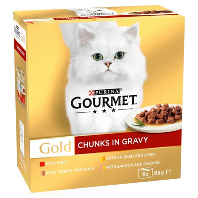 Gourmet Gold Chunks in Gravy Collection 85g x 8 x 6 Gourmet