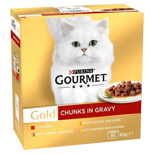 Gourmet Gold Chunks in Gravy Collection 85g x 8 x 6 Gourmet