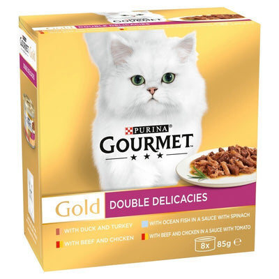 Gourmet Gold Double Delicacies 85g x 8 x 6 Gourmet