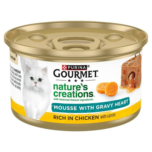 Gourmet Natures Creations Gravy Heart Chicken & Carrot 85g x 12 Gourmet