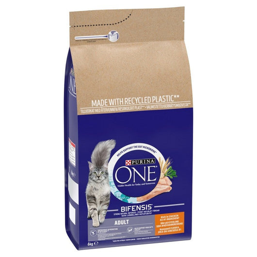 Purina One Adult Cat Chicken and Wholegrains 6kg Purina One