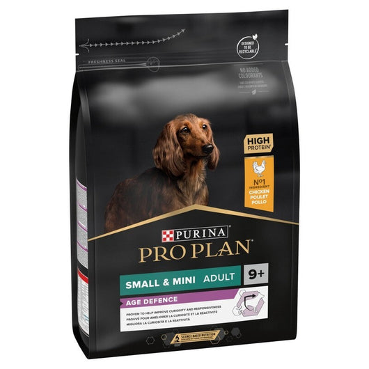 Pro Plan Senior 9+ Small & Mini Age Defence with Chicken 3kg Pro Plan