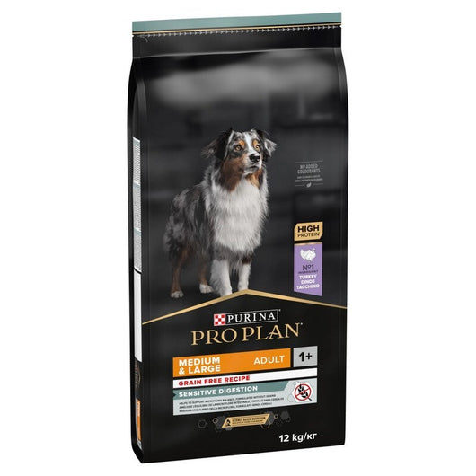 Pro Plan Adult Medium & Large Grain Free Sensitive Digestion Turkey 12kg Pro Plan