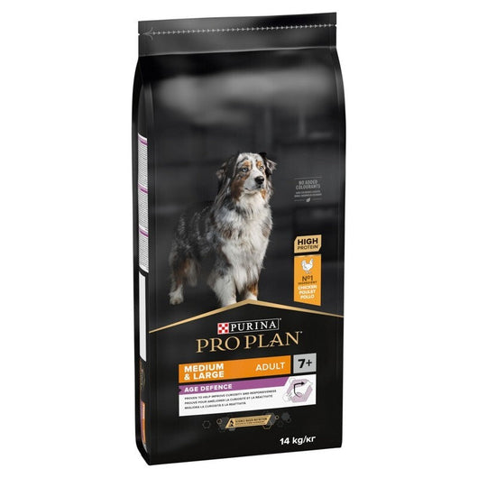 Pro Plan Senior 7+ Medium & Large Age Defence with Chicken 14kg Pro Plan