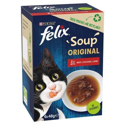Felix Soup Original Farm Selection 48g x 6 x 8 Felix