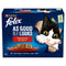 Felix Adult AGAIL Pouches Meaty Selection (Beef) in Jelly 85g x 12 x 4