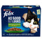 Felix Adult AGAIL Pouches Veg Selection Chunks In Jelly 85g x 12 x 4