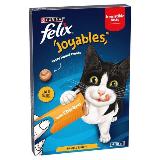 Felix Joyables Chicken Liquid Cat Treats 10g x 4 x 11 Felix