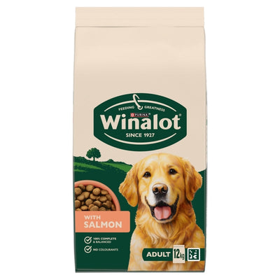 Winalot Adult with Salmon Dry Dog 12kg Winalot