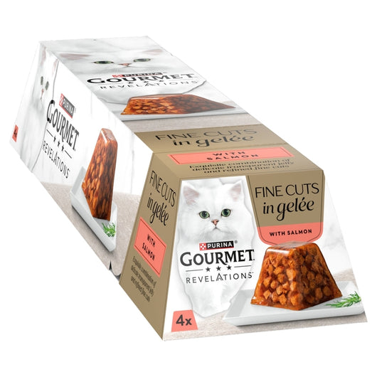 Gourmet Revelations Fine Cuts with Salmon Jelly 57g x 4 x 6 Gourmet