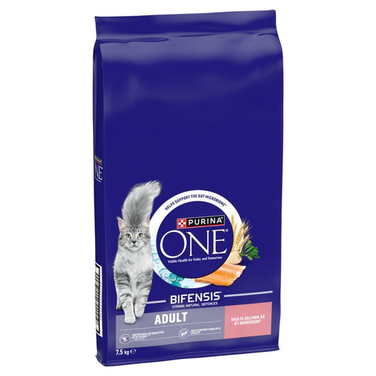 Purina One Adult Cat Salmon and Wholegrains 7.5kg Purina One