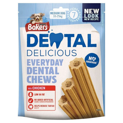 Bakers Dental Delicious Chicken Medium 200g x 6 Bakers
