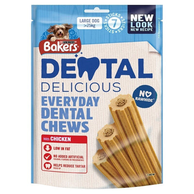 Bakers Dental Delicious Chicken Large 270g x 6 Bakers