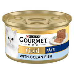 Gourmet Gold Pate with Ocean Fish Cat Food 85g x 12 Gourmet