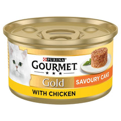 Gourmet Gold Savoury Cake Chicken 85g x 12 Gourmet