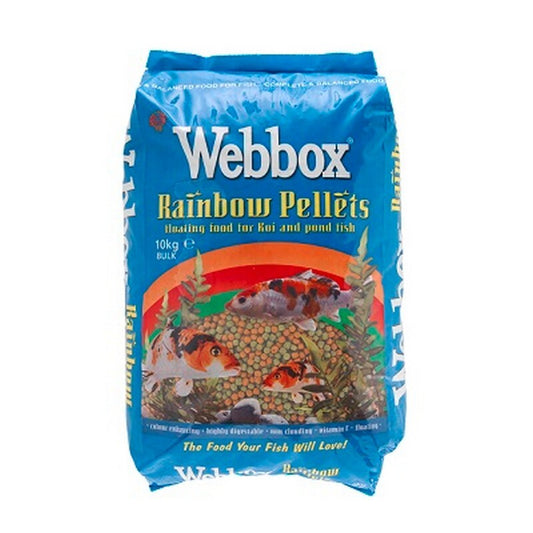 Webbox Fish Rainbow Pond Pellets 10kg Webbox
