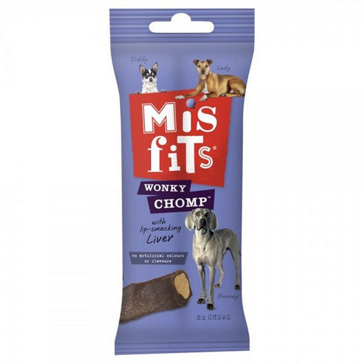 Pedigree Misfits Wonky Chomps Medium 2 Sticks x 12 Pedigree