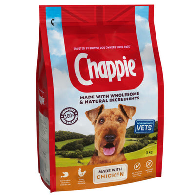 Chappie Adult Complete Chicken & Cereal 3kg Chappie