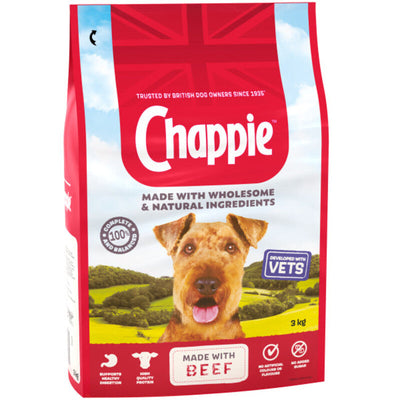 Chappie Adult Complete Beef & Cereal 3kg Chappie