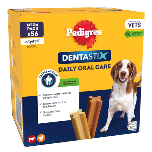 Pedigree Dentastix Daily Dental Chews Medium Dog 56 Stick Pedigree