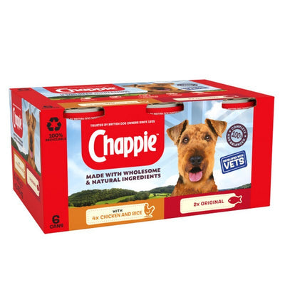 Chappie Tins Favourites Tray 412g x 6 x 4 Chappie