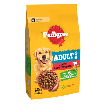 Pedigree Adult Complete Beef & Veg 12kg Pedigree