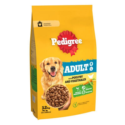Pedigree Adult Complete with Poultry & Veg 12kg Pedigree