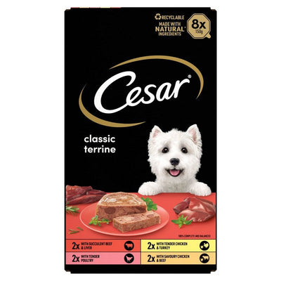 Cesar Tray Classic Meat Selection 150g x 8 x 3 Cesar