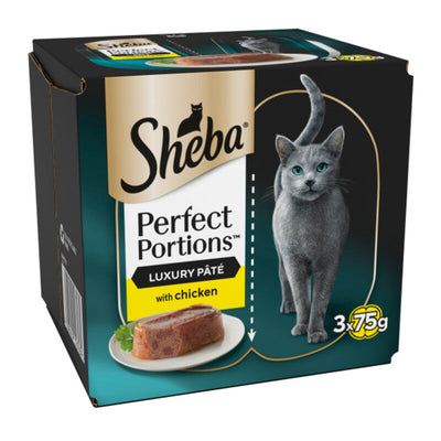 Sheba Perfect Portions with Chicken in Pata (2x37.5g) x 3 x 8 Sheba