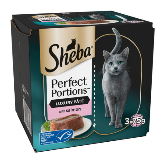 Sheba Perfect Portions with Salmon in Loaf (2x37.5g) x 3 x 8 Sheba
