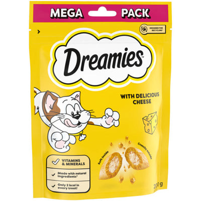 Dreamies Cheese Cat Treats Mega Pack 200g x 6 Dreamies