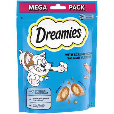 Dreamies Salmon Cat Treats Mega Pack 200g x 6 Dreamies