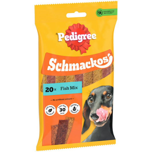 Pedigree Schmackos Fish 20 sticks x 9 Pedigree
