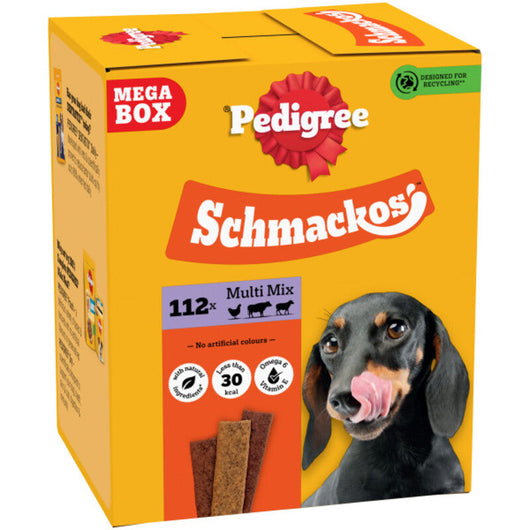 Pedigree Schmackos Meat Mega Pack 112 sticks Pedigree
