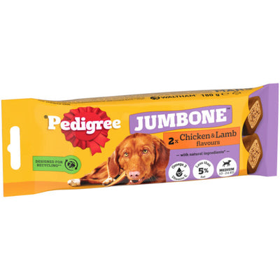 Pedigree Jumbone Medium Chicken & Lamb 2 Chews x 12 Pedigree