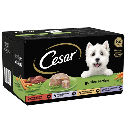 Cesar Garden Terrine Mixed Selection in Loaf Foil 150g x 8 x 3 Cesar