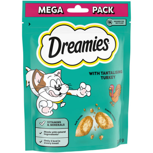 Dreamies Turkey Mega Pack 200g x 6 Dreamies