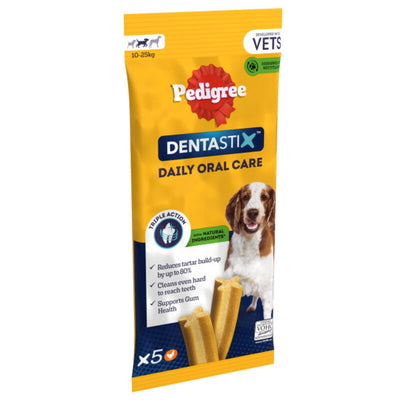 Pedigree Dentastix Daily Dental Chews Medium Dog 14 x 5 Sticks Pedigree